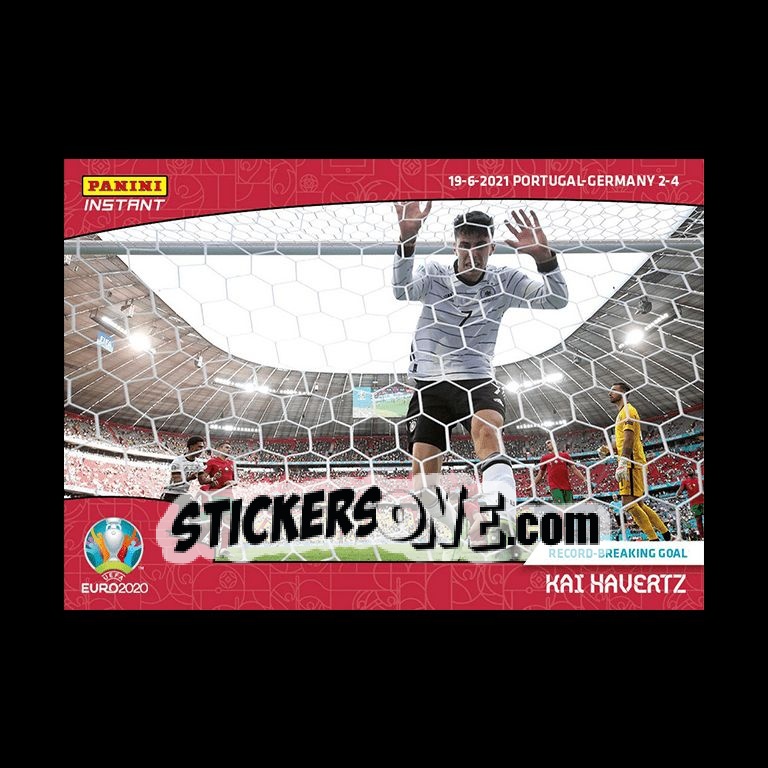 Figurina Kai Havertz - INSTANT UEFA EURO 2020 Adrenalyn XL
 n. 24 - Panini