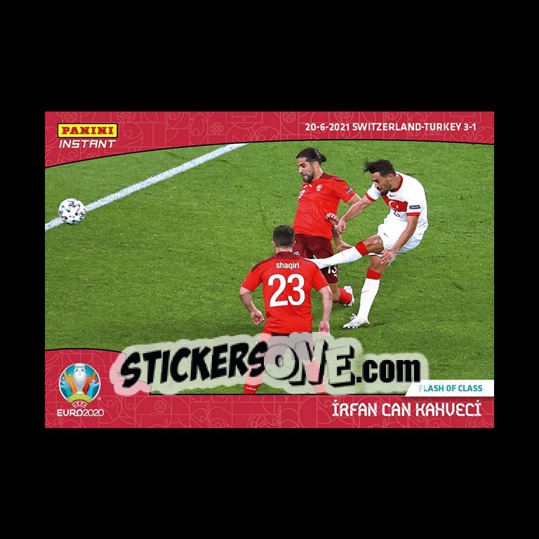 Figurina İrfan Can Kahveci - INSTANT UEFA EURO 2020 Adrenalyn XL
 n. 27 - Panini