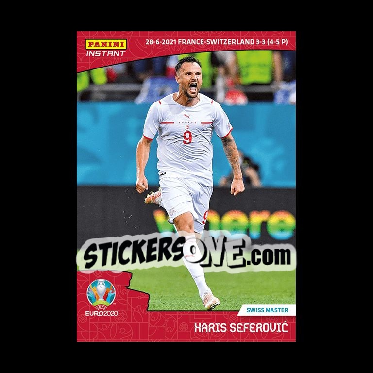 Figurina Haris Seferović - INSTANT UEFA EURO 2020 Adrenalyn XL
 n. 48 - Panini