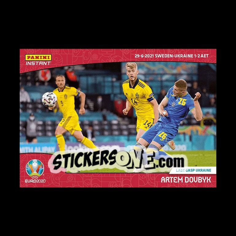 Figurina Artem Dovbyk - INSTANT UEFA EURO 2020 Adrenalyn XL
 n. 50 - Panini