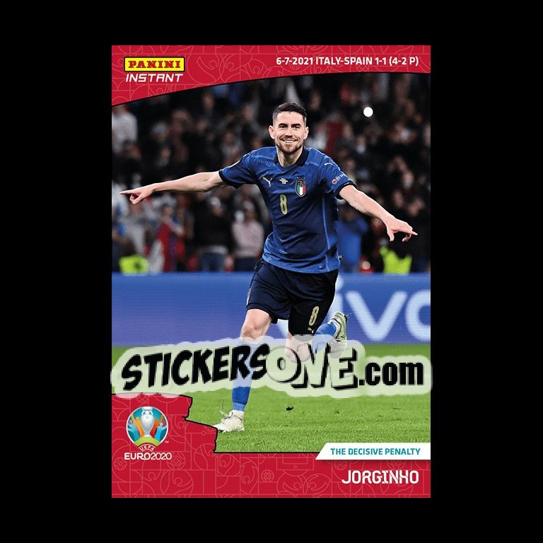 Figurina Jorginho - INSTANT UEFA EURO 2020 Adrenalyn XL
 n. 57 - Panini