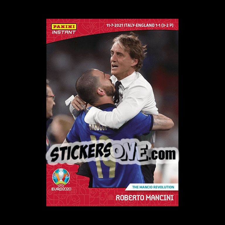 Sticker Roberto Mancini - INSTANT UEFA EURO 2020 Adrenalyn XL
 n. 68 - Panini