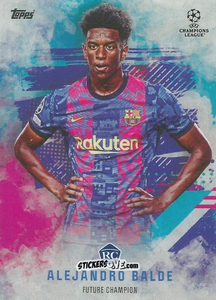 Sticker Alejandro Balde - Future Champions by Mason Mount 2021-2022
 n. 17 - Topps