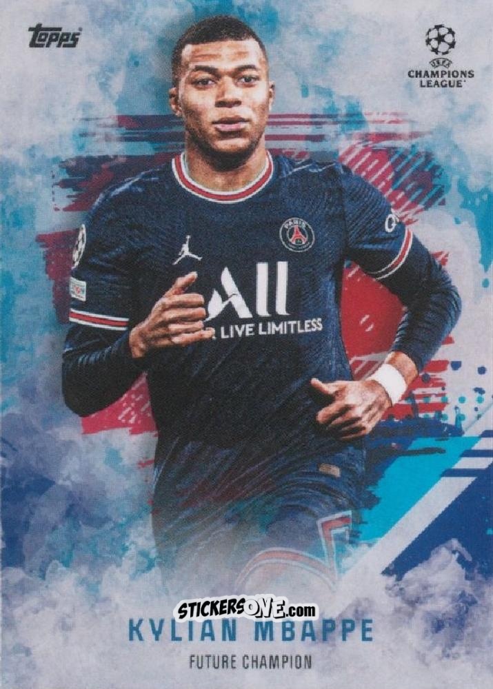 Sticker Kylian Mbappe - Future Champions by Mason Mount 2021-2022
 n. 41 - Topps