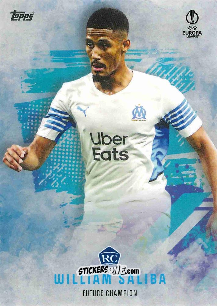 Sticker William Saliba - Future Champions by Mason Mount 2021-2022
 n. 56 - Topps