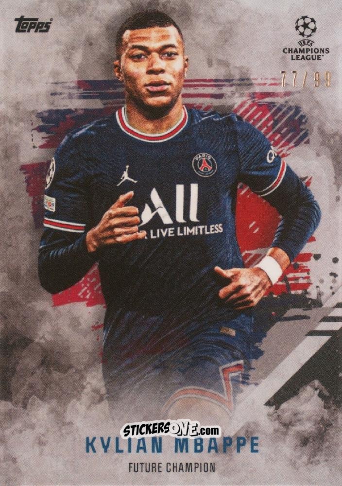 Sticker Kylian Mbappe - Future Champions by Mason Mount 2021-2022
 n. 41b - Topps