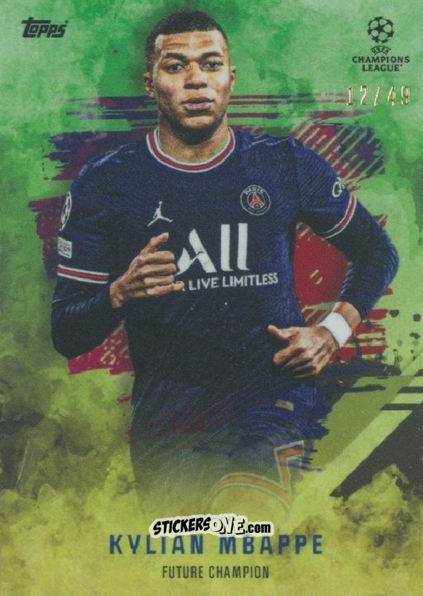 Sticker Kylian Mbappe - Future Champions by Mason Mount 2021-2022
 n. 41y - Topps