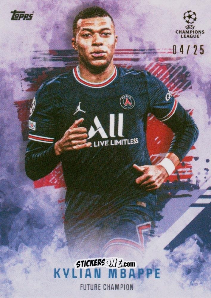 Sticker Kylian Mbappe - Future Champions by Mason Mount 2021-2022
 n. 41p - Topps