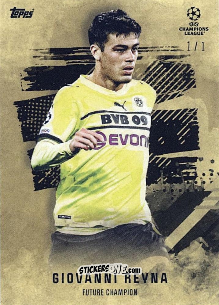 Cromo Gio Reyna - Future Champions by Mason Mount 2021-2022
 n. 35g - Topps