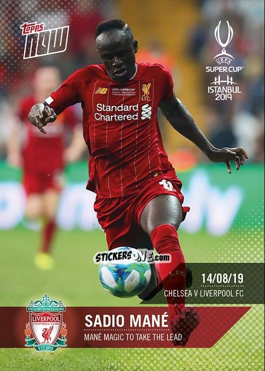 Cromo Sadio Mané - Now Uefa Champions League 2019-2020 n. 3 - Topps