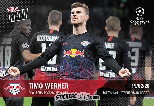 Figurina Timo Werner - Now Uefa Champions League 2019-2020 n. 38 - Topps