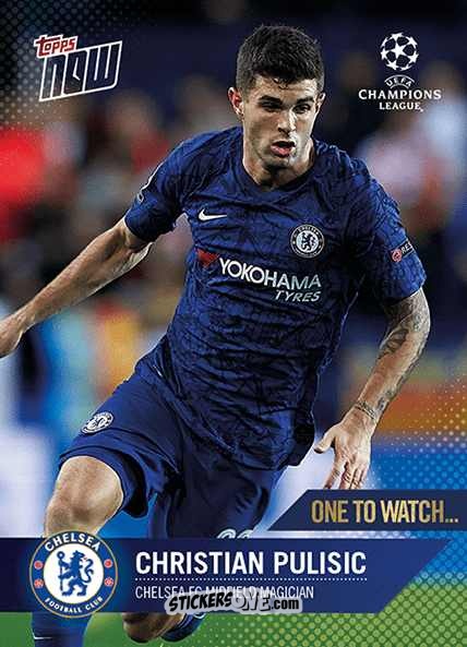 Cromo Christian Pulisic - Now Uefa Champions League 2019-2020 n. 48 - Topps