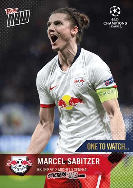 Sticker Marcel Sabitzer - Now Uefa Champions League 2019-2020 n. 52 - Topps