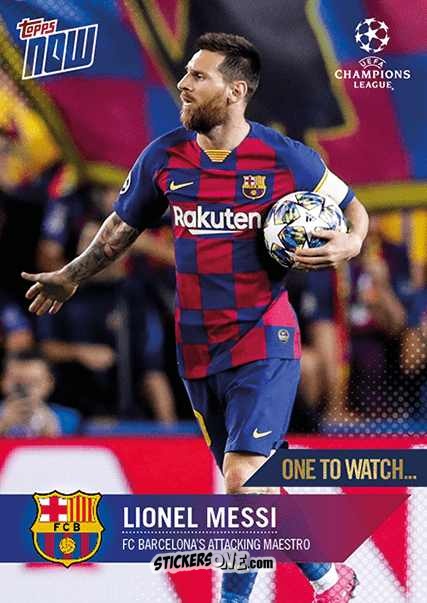 Cromo Lionel Messi - Now Uefa Champions League 2019-2020 n. 55 - Topps