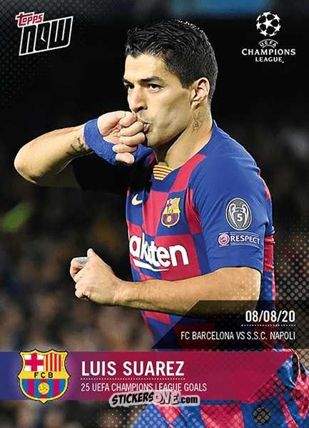 Sticker Luis Suárez - Now Uefa Champions League 2019-2020 n. 64 - Topps