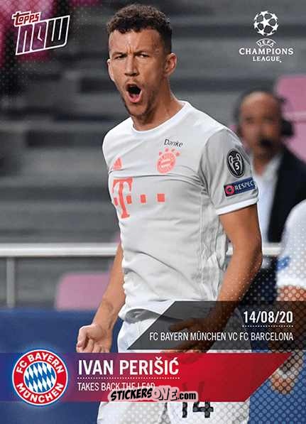 Figurina Ivan Perišić - Now Uefa Champions League 2019-2020 n. 71 - Topps