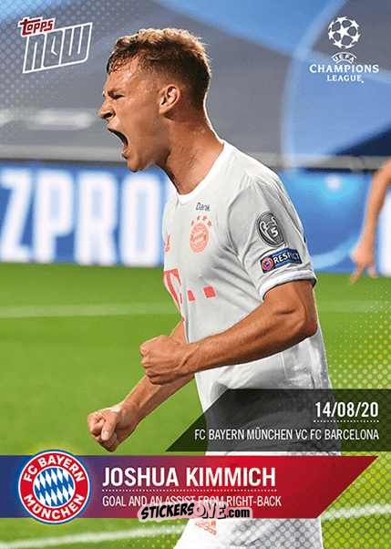 Cromo Joshua Kimmich - Now Uefa Champions League 2019-2020 n. 73 - Topps