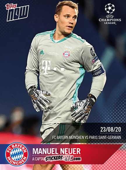 Cromo Manuel Neuer - Now Uefa Champions League 2019-2020 n. 82 - Topps