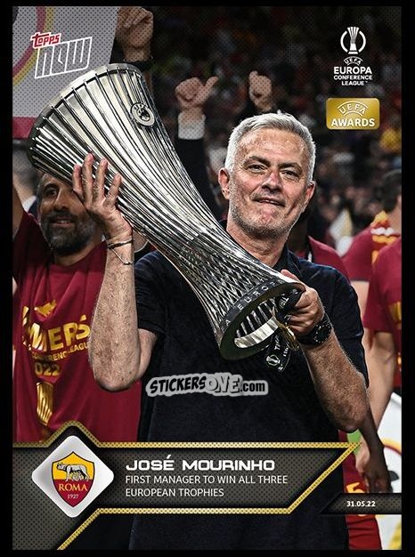 Cromo José Mourinho - Now Uefa Champions League 2022-2023 - Second Part n. 171 - Topps