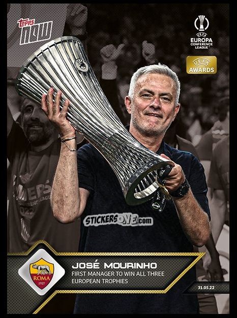 Cromo José Mourinho - Now Uefa Champions League 2022-2023 - Second Part n. 171a - Topps
