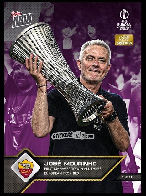 Cromo José Mourinho - Now Uefa Champions League 2022-2023 - Second Part n. 171p - Topps