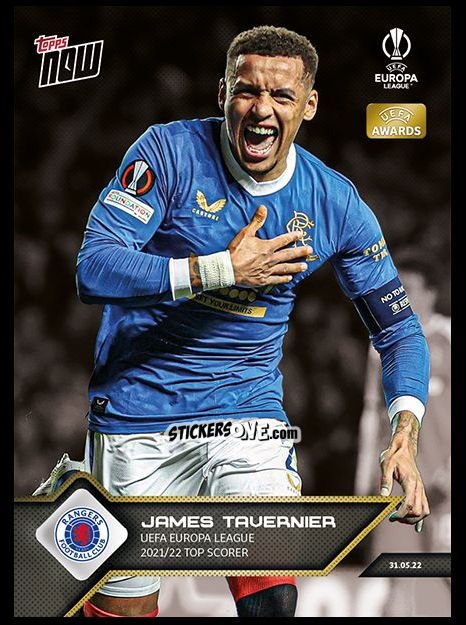 Figurina James Tavernier - Now Uefa Champions League 2022-2023 - Second Part n. 169a - Topps