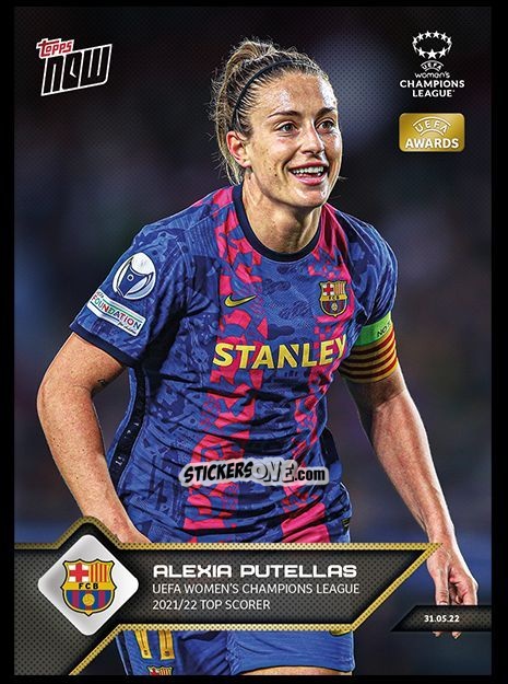 Cromo Alexia Putellas - Now Uefa Champions League 2022-2023 - Second Part n. 168 - Topps