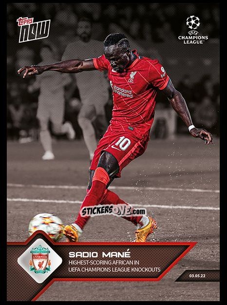 Cromo Sadio Mané - Now Uefa Champions League 2022-2023 - Second Part n. 152a - Topps