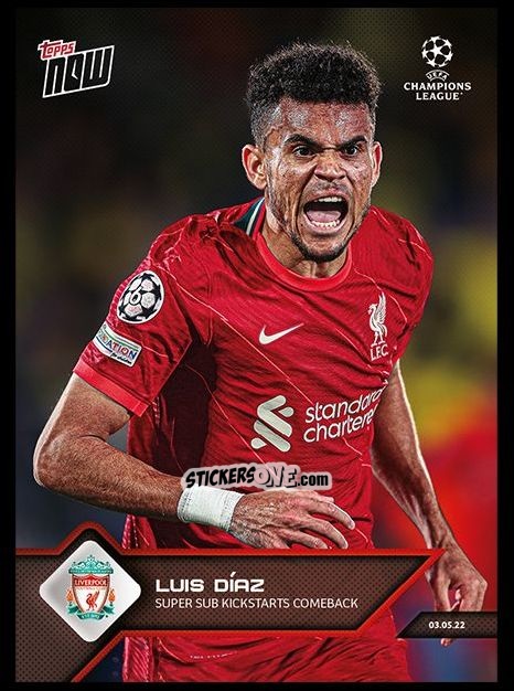 Cromo Luis Diaz - Now Uefa Champions League 2022-2023 - Second Part n. 151 - Topps