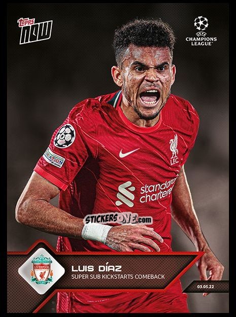 Cromo Luis Diaz - Now Uefa Champions League 2022-2023 - Second Part n. 151a - Topps