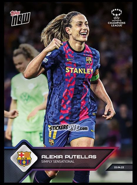 Cromo Alexia Putellas - Now Uefa Champions League 2022-2023 - Second Part n. 2UCL - Topps