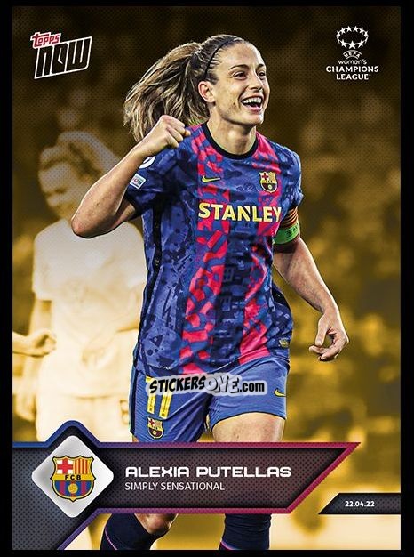 Sticker Alexia Putellas - Now Uefa Champions League 2022-2023 - Second Part n. 2UCLg - Topps