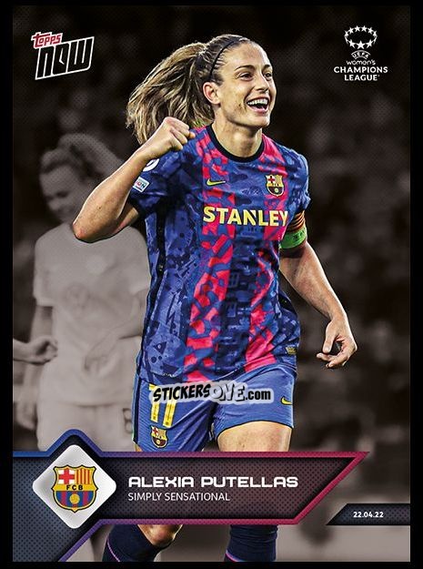 Sticker Alexia Putellas - Now Uefa Champions League 2022-2023 - Second Part n. 2UCLa - Topps