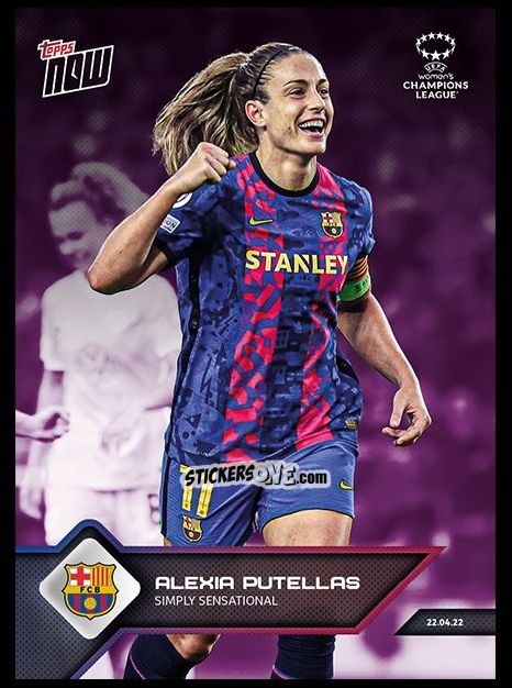 Sticker Alexia Putellas - Now Uefa Champions League 2022-2023 - Second Part n. 2UCLp - Topps