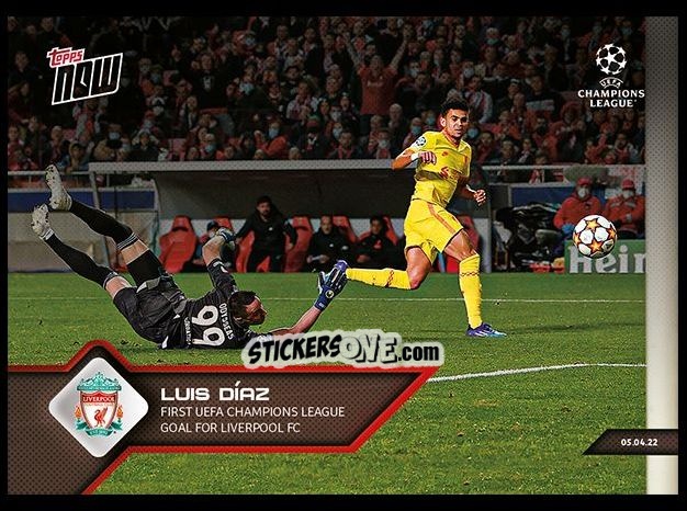 Cromo Luis Diaz - Now Uefa Champions League 2022-2023 - Second Part n. 130 - Topps