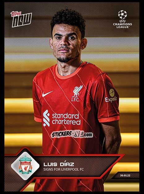 Cromo Luis Diaz - Now Uefa Champions League 2022-2023 - Second Part n. 105 - Topps