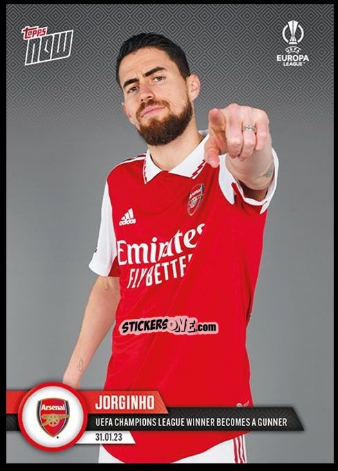 Figurina Jorginho - Now Uefa Champions League 2022-2023 - Second Part n. 24EL - Topps