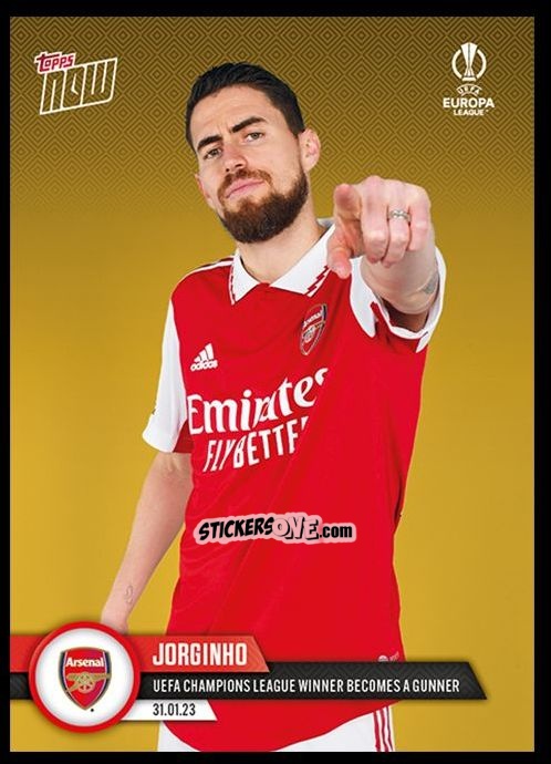 Figurina Jorginho - Now Uefa Champions League 2022-2023 - Second Part n. 24ELg - Topps