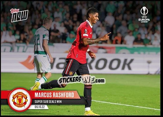 Sticker Marcus Rashford - Now Uefa Champions League 2022-2023 - Second Part n. 12EL - Topps
