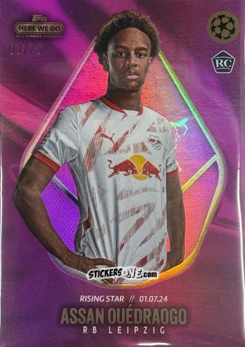 Cromo Assan Ouédraogo - Here We Go UCC Summer Signings by Fabrizio Romano 2024-2025
 n. 45 - Topps