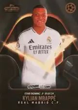 Sticker Kylian Mbappé - Here We Go UCC Summer Signings by Fabrizio Romano 2024-2025
 n. 69 - Topps
