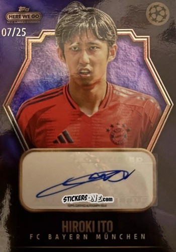 Cromo Hiroki Ito - Here We Go UCC Summer Signings by Fabrizio Romano 2024-2025
 n. A7 - Topps