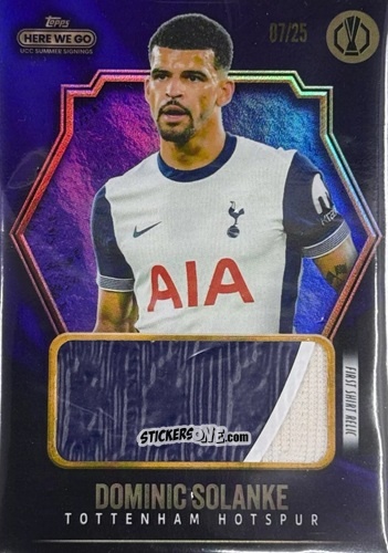 Cromo Dominic Solanke - Here We Go UCC Summer Signings by Fabrizio Romano 2024-2025
 n. R2 - Topps