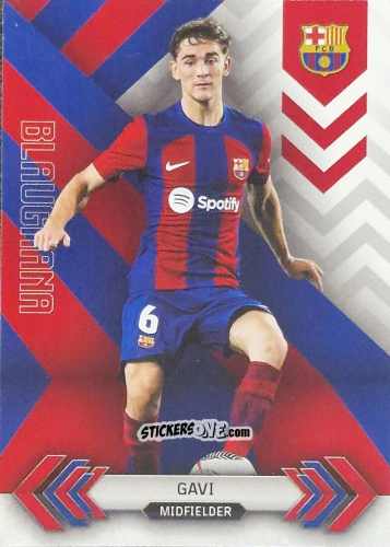 Sticker Gavi - FC Barcelona 2023-2024 Team Set
 n. BL-4 - Topps