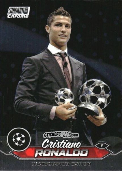 Figurina Cristiano Ronaldo - Stadium Club Chrome UEFA Club Competitions 2023-2024
 n. 7 - Topps