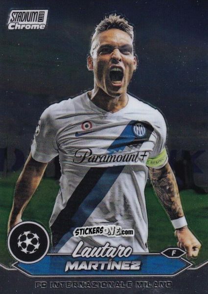 Figurina Lautaro Martinez - Stadium Club Chrome UEFA Club Competitions 2023-2024
 n. 10 - Topps