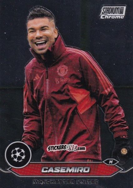 Figurina Casemiro - Stadium Club Chrome UEFA Club Competitions 2023-2024
 n. 18 - Topps