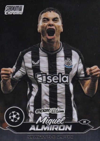 Cromo Miguel Almiron - Stadium Club Chrome UEFA Club Competitions 2023-2024
 n. 24 - Topps