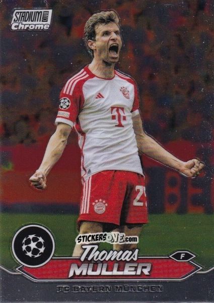 Cromo Thomas Muller - Stadium Club Chrome UEFA Club Competitions 2023-2024
 n. 25 - Topps