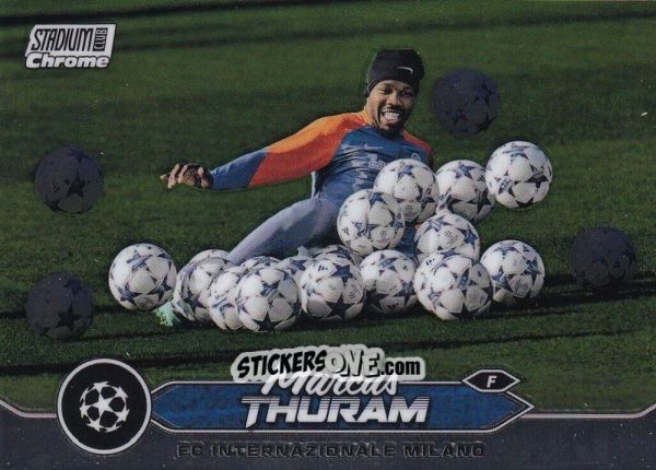 Figurina Marcus Thuram - Stadium Club Chrome UEFA Club Competitions 2023-2024
 n. 31 - Topps